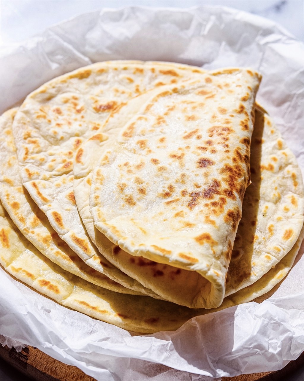 Delicious soft flatbread! What else do you need?